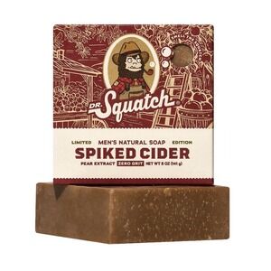 Dr. Squatch Limited Edition Natural Bar Soap Spiked Cider Zero Grit Lot of 2 New